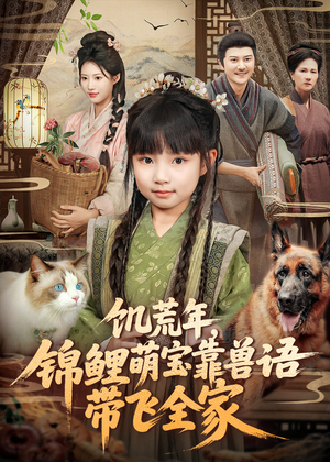 饥荒年，锦鲤萌宝靠兽语带飞全家（75集）热门短剧抢先